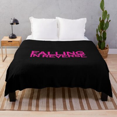 Throw Blanket Official Falling In Reverse Merch