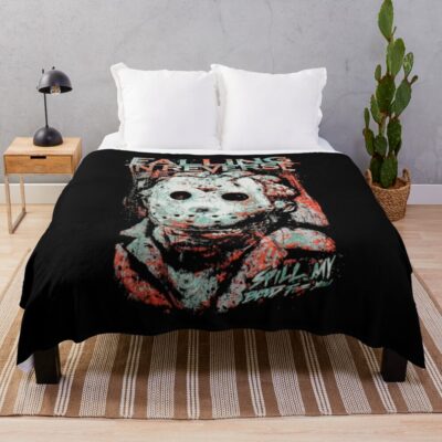 Falling In Reverse The Drug In Me Is You Throw Blanket Official Falling In Reverse Merch