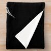 White Logo Throw Blanket Official Falling In Reverse Merch