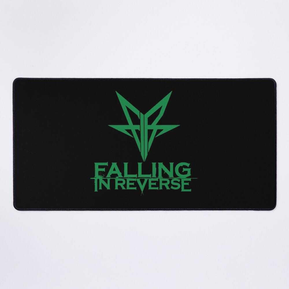 Falling In Green Logo Mouse Pad