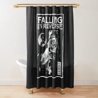 Falling In Reverse Shower Curtain Official Falling In Reverse Merch