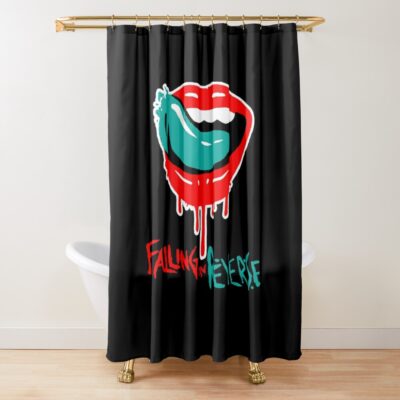 Falling In Reverse Shower Curtain Official Falling In Reverse Merch