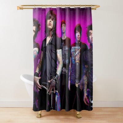 Raised By Wolves Shower Curtain Official Falling In Reverse Merch