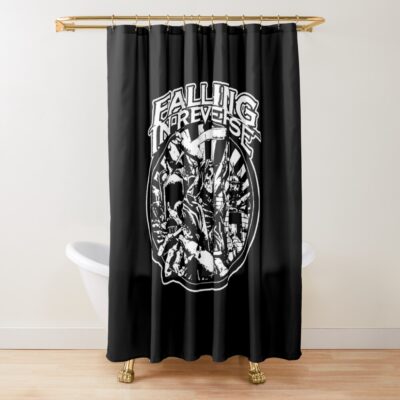 Falling In Reverse Shower Curtain Official Falling In Reverse Merch