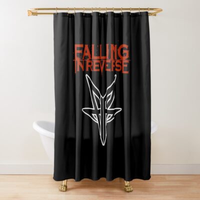 Falling In Reverse Shower Curtain Official Falling In Reverse Merch