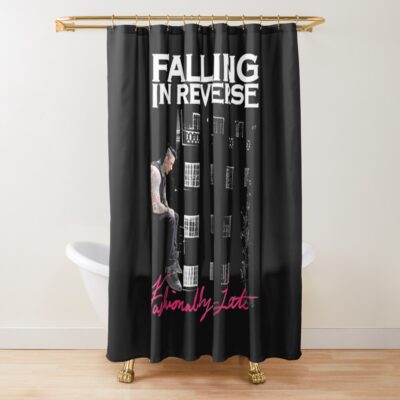 Falling In Reverse Shower Curtain Official Falling In Reverse Merch