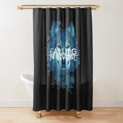 Falling In Reverse Shower Curtain Official Falling In Reverse Merch