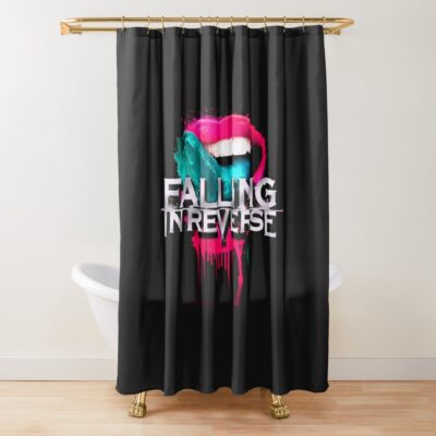 Falling In Reverse Shower Curtain Official Falling In Reverse Merch