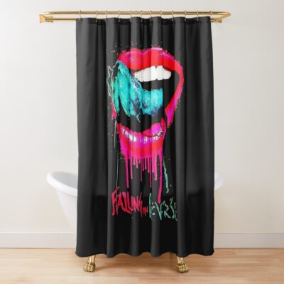 Falling In Reverse Shower Curtain Official Falling In Reverse Merch