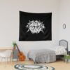 White Logo Tapestry Official Falling In Reverse Merch